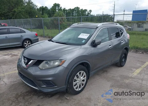2016 Nissan Rogue S z USA, uszkodzony, nr VIN KNMAT2MT6GP594140